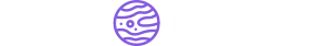 Mars Market logo — purple planet icon
